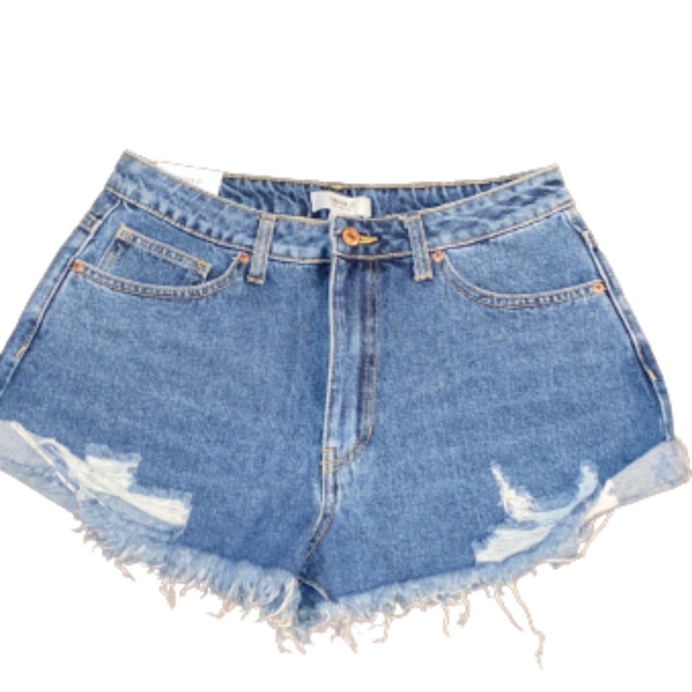 NWT Forever 21 Distressed Cut-off Short Size 29